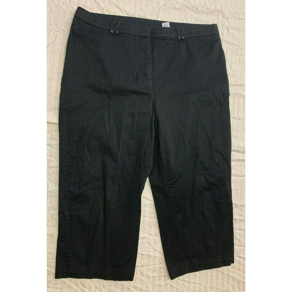 SAG HARBOR STRETCH WOMENS CAPRIS PANTS SIZE 18